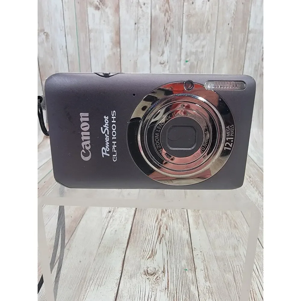 Canon PowerShot ELPH 100 HS 12.1MP Compact Digital Camera W/Battery & Charger